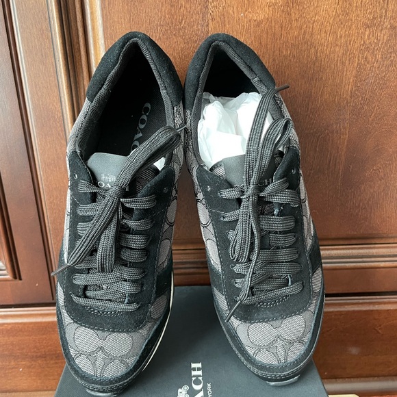 COACH Mason Jacquard sneakers size 7 brand new - Picture 4 of 5